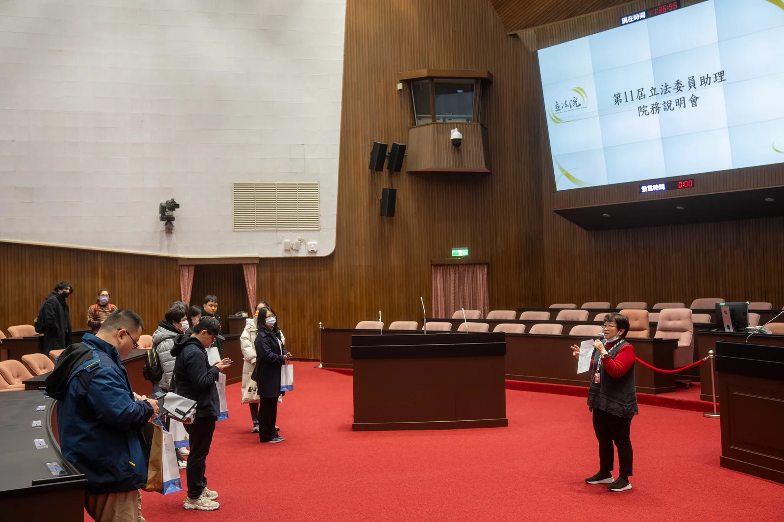 中華民国立法院議場の全景