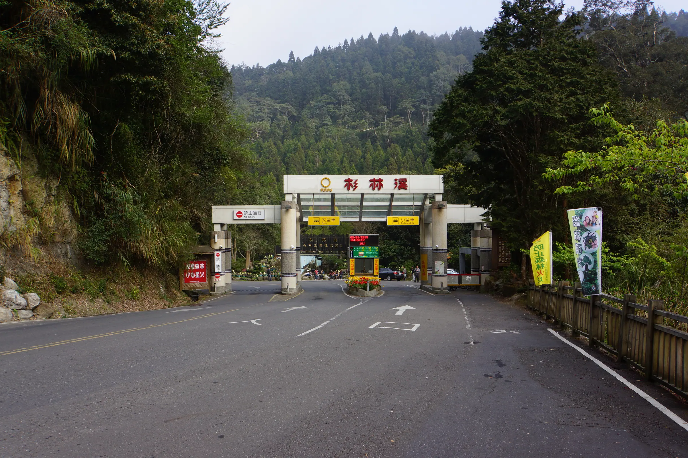 杉林溪森林與山谷景觀