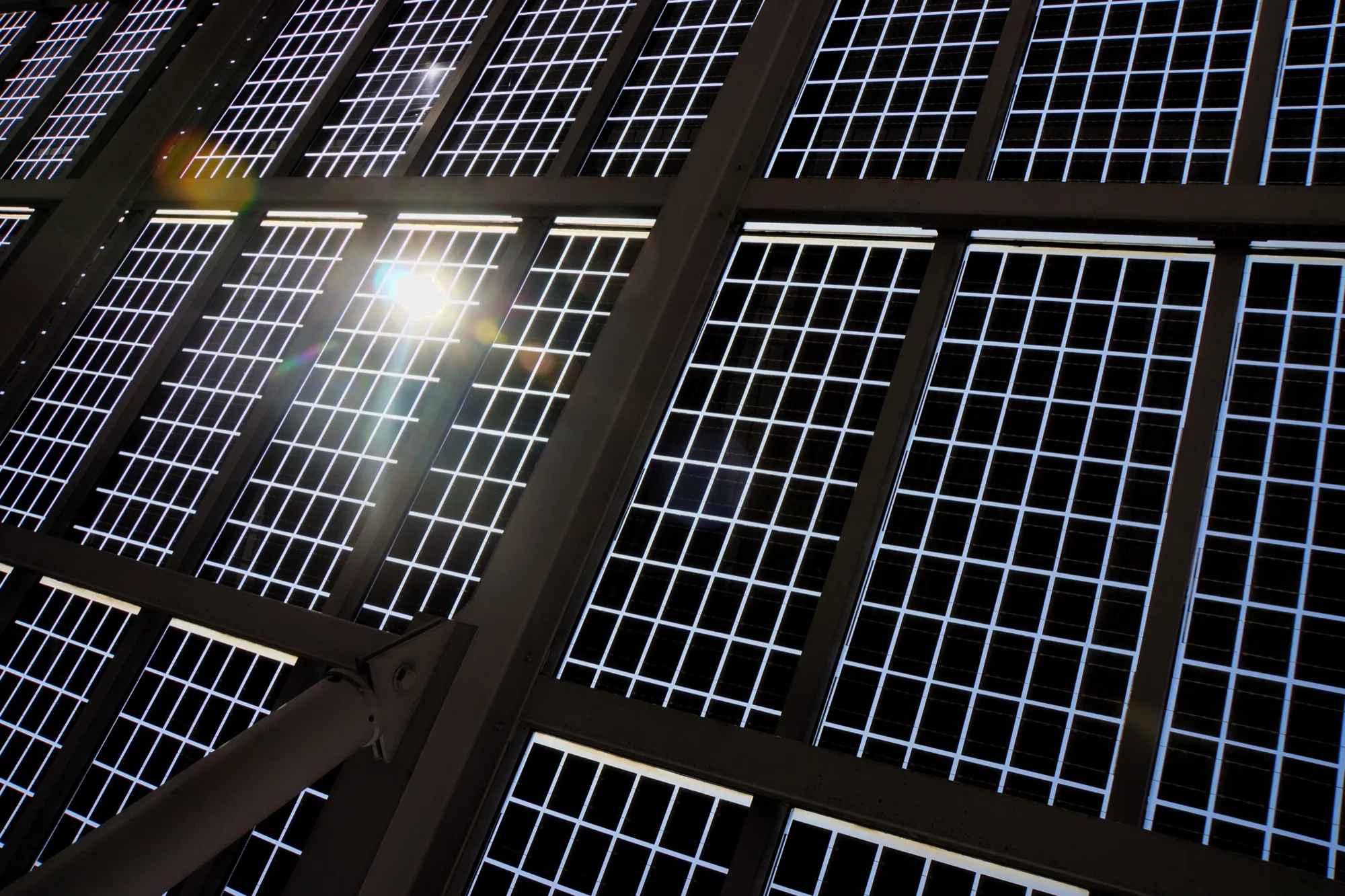 Highway Service Area Rooftop Solar Panels