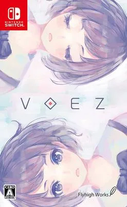 VOEZ Nintendo Switch 版封面，雙人鏡像構圖的招牌水彩風視覺