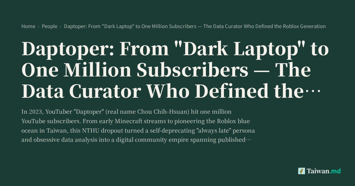 Daptoper Daptoper: From